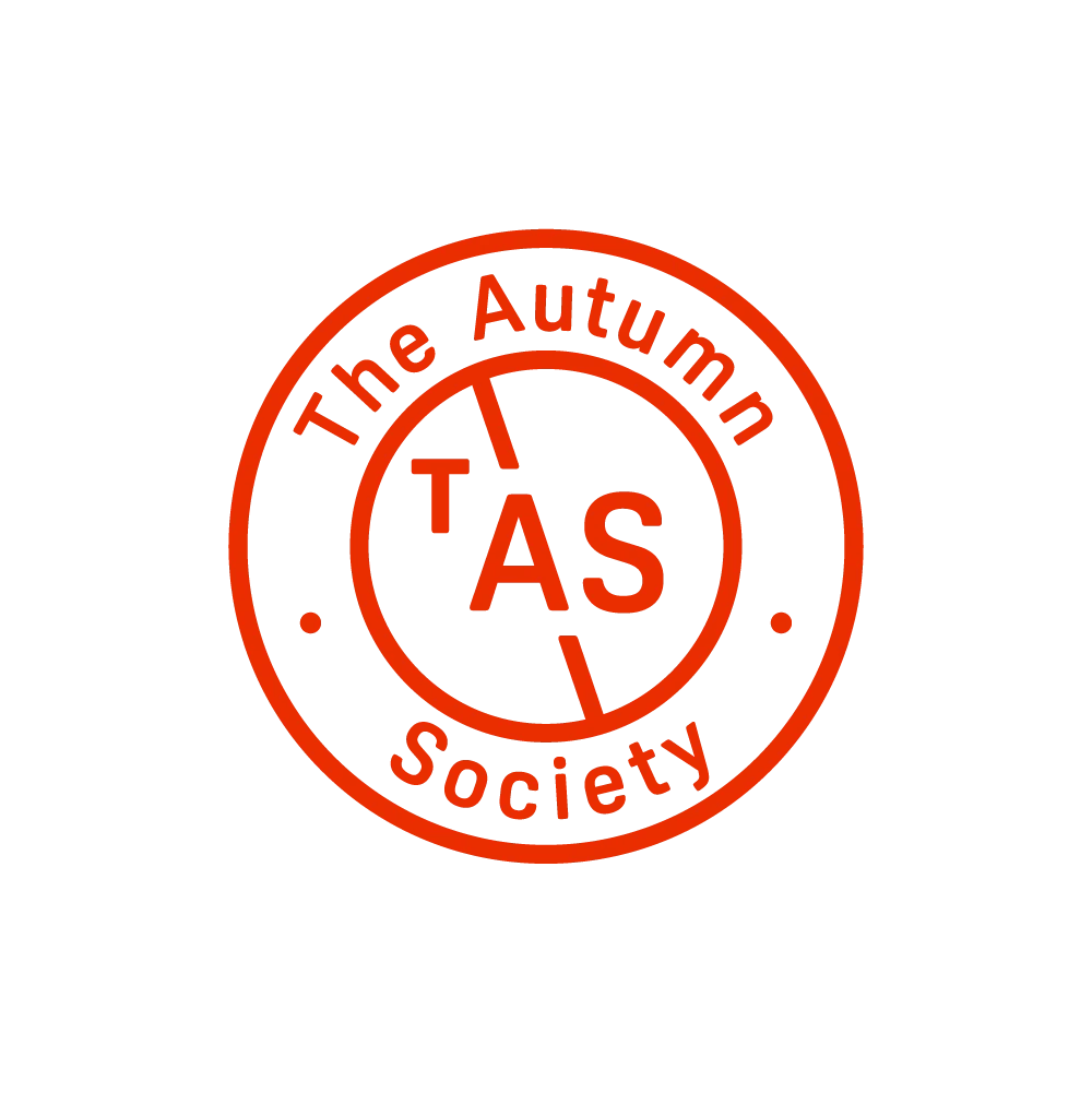 The Autumn Society circular stamp.